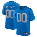 STECN Custom D.Lions Blue Limted Game Alternate Stitched Jerseys