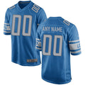 STECN Custom D.Lions Blue Replica Game Stitched Jerseys