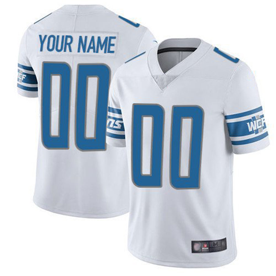 STECN Custom D.Lions White Vapor F.U.S.E. Limited Game Stitched Jerseys