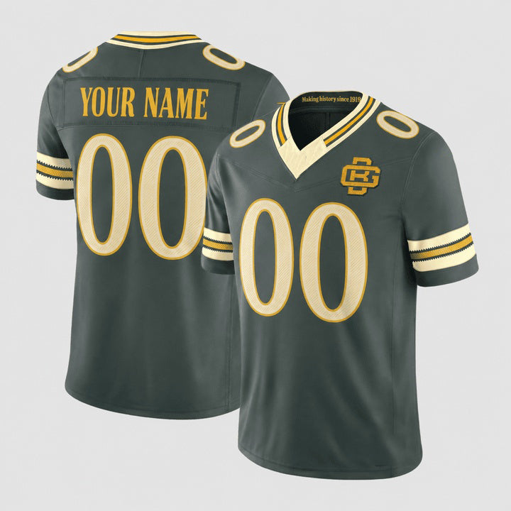 STECN Custom GB.Packers Green Rivalries Jersey - All Stitched
