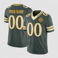 STECN Custom GB.Packers Green Rivalries Jersey - All Stitched