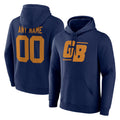 STECN Custom GB.Packers Navy The 1923 Classic Pullover Hoodies Limited Game Any Name & Numbers Stitched Jerseys