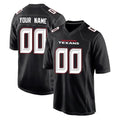 STECN Custom H.Texans Carbon Black Fashion Home Game Any Name & Numbers Stitched Jerseys