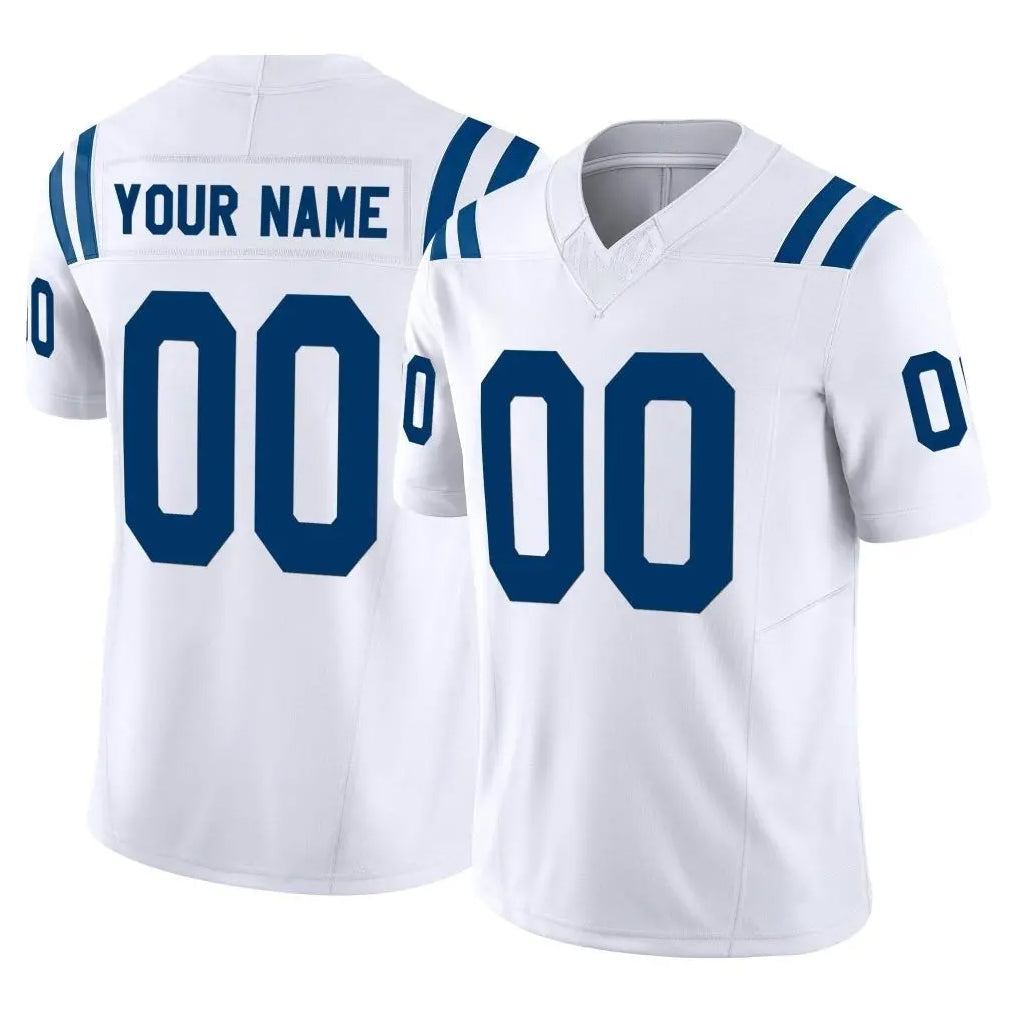 STECN Custom IN.Colts White Limited Vapor F.U.S.E. Home Game Any Name & Numbers Stitched Jerseys