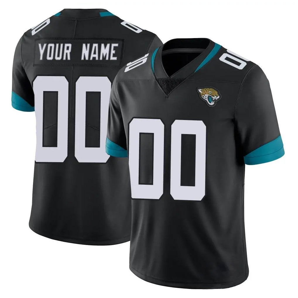 STECN Custom J.Jaguars Black Vapor Untouchable Limited Home Game Any Name & Numbers Stitched Jerseys
