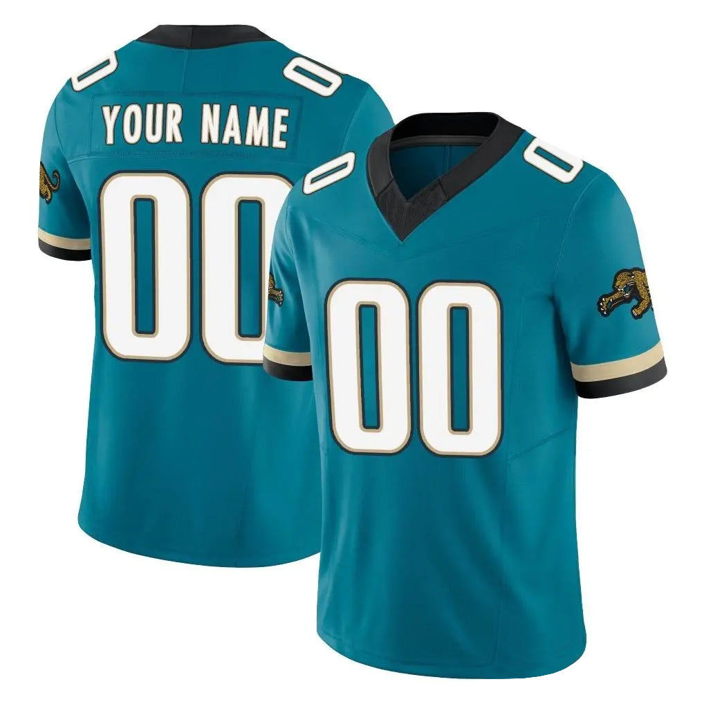 STECN Custom J.Jaguars Teal Prowler Throwback Vapor F.U.S.E. Limited Home Game Any Name & Numbers Stitched Jerseys
