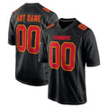 STECN Custom KC.Chiefs Black Fashion Home Game Any Name & Numbers Stitched Jerseys