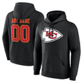 STECN Custom KC.Chiefs Gray LoGo Pullover Hoodies Limited Any Name & Numbers Stitched Jerseys
