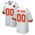 STECN Custom KC.Chiefs White Home Game Any Name & Numbers Stitched Jerseys