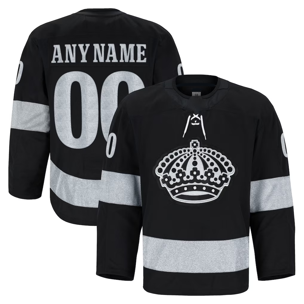 STECN Custom LA.Kings Black Alternate Authentic Pro Jerseys