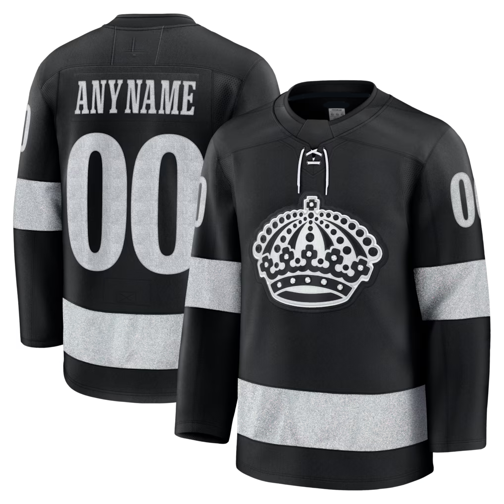 STECN Custom LA.Kings Black Alternate Premium Jerseys
