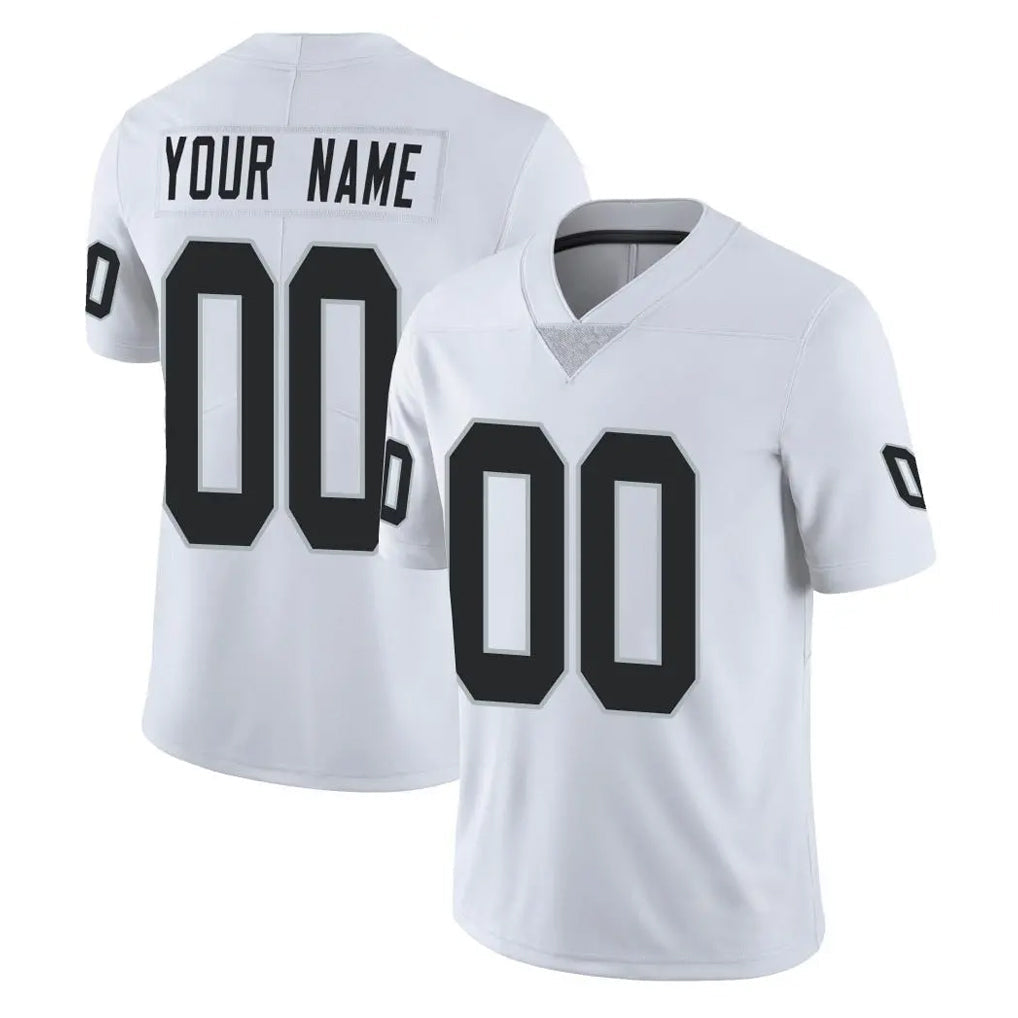 STECN Custom LV.Raiders White Limited Vapor Untouchable Home Game Any Name & Numbers Stitched Jerseys