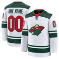 STECN Custom M.Wild White Away Premium Jerseys