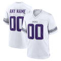 STECN Custom MN.Vikings White Alternate Game Stitched Jerseys