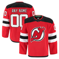 STECN Custom N.Jersey Devils Red Home Authentic Pro Jerseys