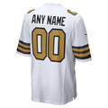 STECN Custom NO.Saints White Alternate Game Stitched Jerseys