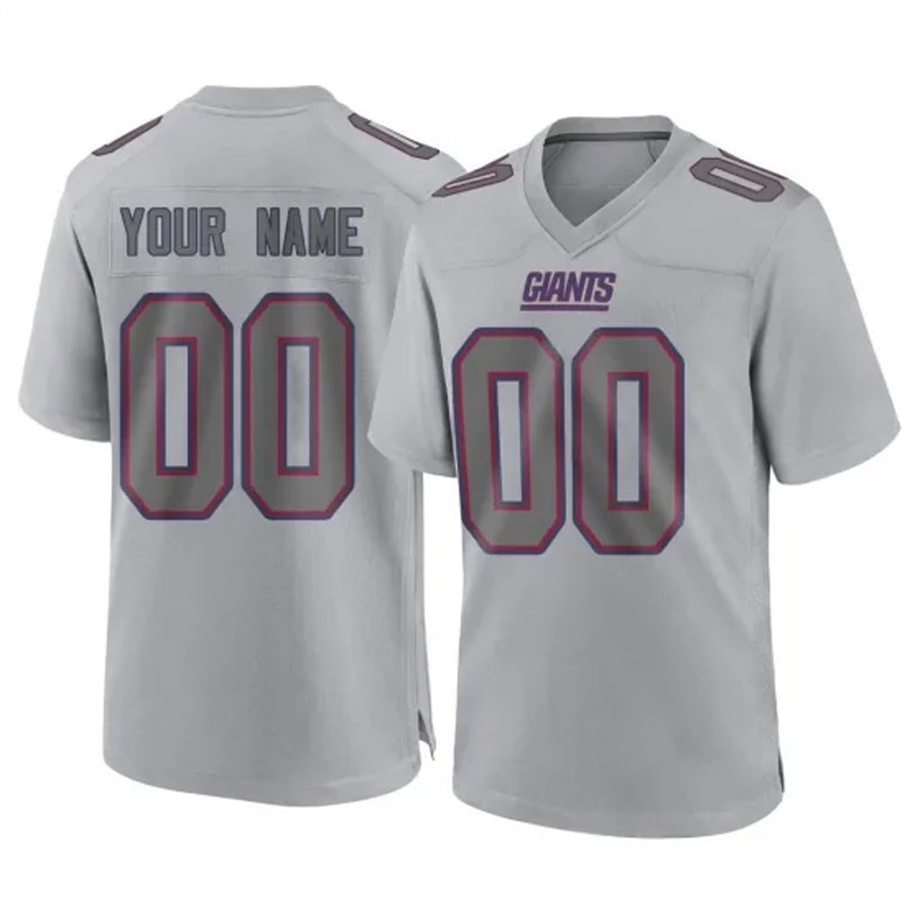 STECN Custom NY.Giants Gray Atmosphere Fashion Limited Game Any Name & Numbers Stitched Jerseys