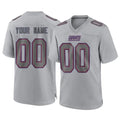 STECN Custom NY.Giants Gray Atmosphere Fashion Limited Game Any Name & Numbers Stitched Jerseys