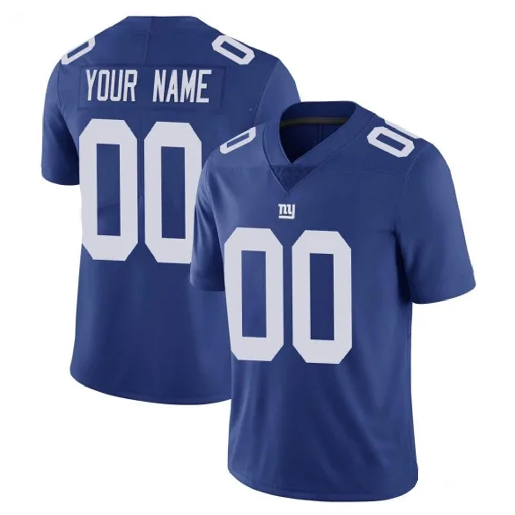 STECN Custom NY.Giants Royal Limited Vapor Untouchable Home Game Any Name & Numbers Stitched Jerseys