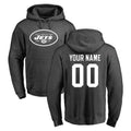 STECN Custom NY.Jets Gray Pullover Hoodies Limited Game Any Name & Numbers Stitched Jerseys