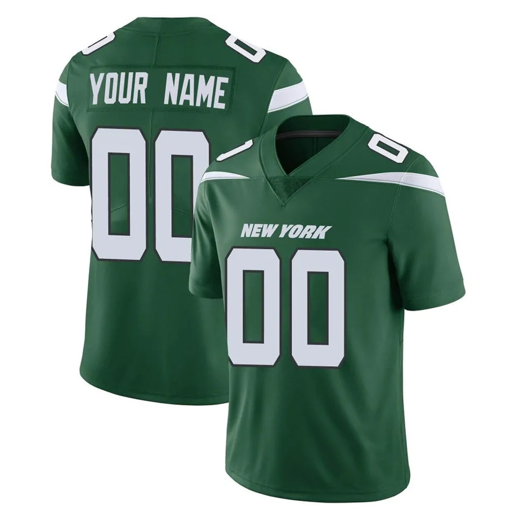 STECN Custom NY.Jets Green Limited Vapor Home Game Any Name & Numbers Stitched Jerseys