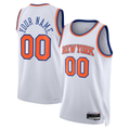 STECN Custom NY.Knicks White Swingman Jerseys - Association Edition