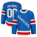 STECN Custom NY.Rangers Blue Centennial Authentic Pro Jerseys