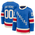STECN Custom NY.Rangers Blue Centennial Premium Jerseys