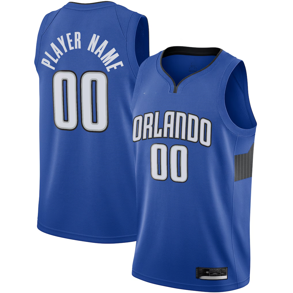 STECN Custom O.Magic Blue Swingman Jerseys - Statement Edition