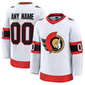 STECN Custom O.Senators White Away Premium Jerseys