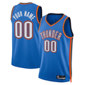 STECN Custom OC.Thunder Blue  Fast Break Stitched Jerseys- Statement Edition