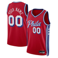 STECN Custom P.76ers Red 202223 Swingman Jerseys - Statement Edition