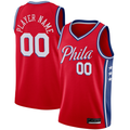 STECN Custom P.76ers Red Swingman Jerseys - Statement Edition