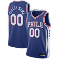 STECN Custom P.76ers Royal 2020-21 Swingman Jerseys - Icon Edition
