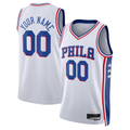 STECN Custom P.76ers White 2022-23 Swingman Jerseys - Association Edition