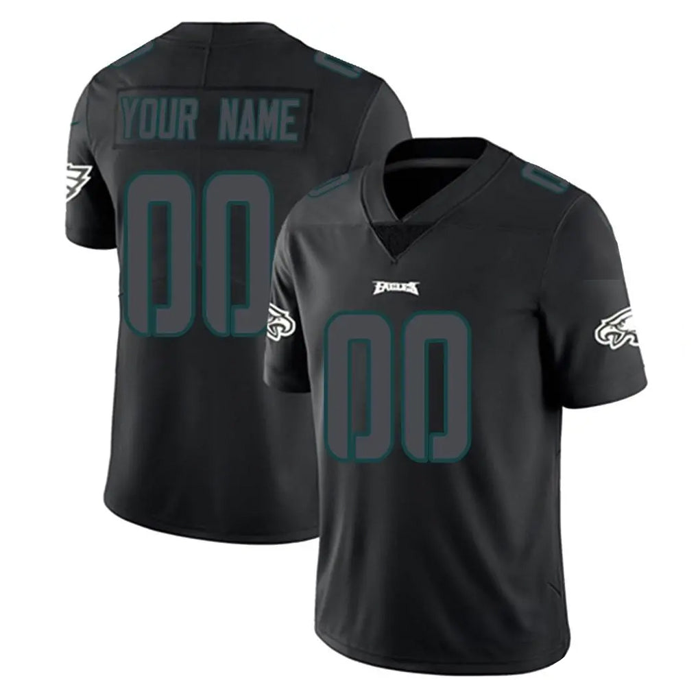 STECN Custom P.Eagles Limited Black Impact Home Game Any Name & Numbers Stitched Jerseys