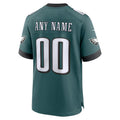 STECN Custom P.Eagles Midnight Green Stitched Home Game Stitched Jerseys