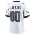 STECN Custom P.Eagles White Stitched Home Game Stitched Jerseys