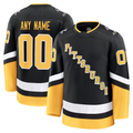 STECN Custom P.Penguins Black Alternate Premium Jerseys
