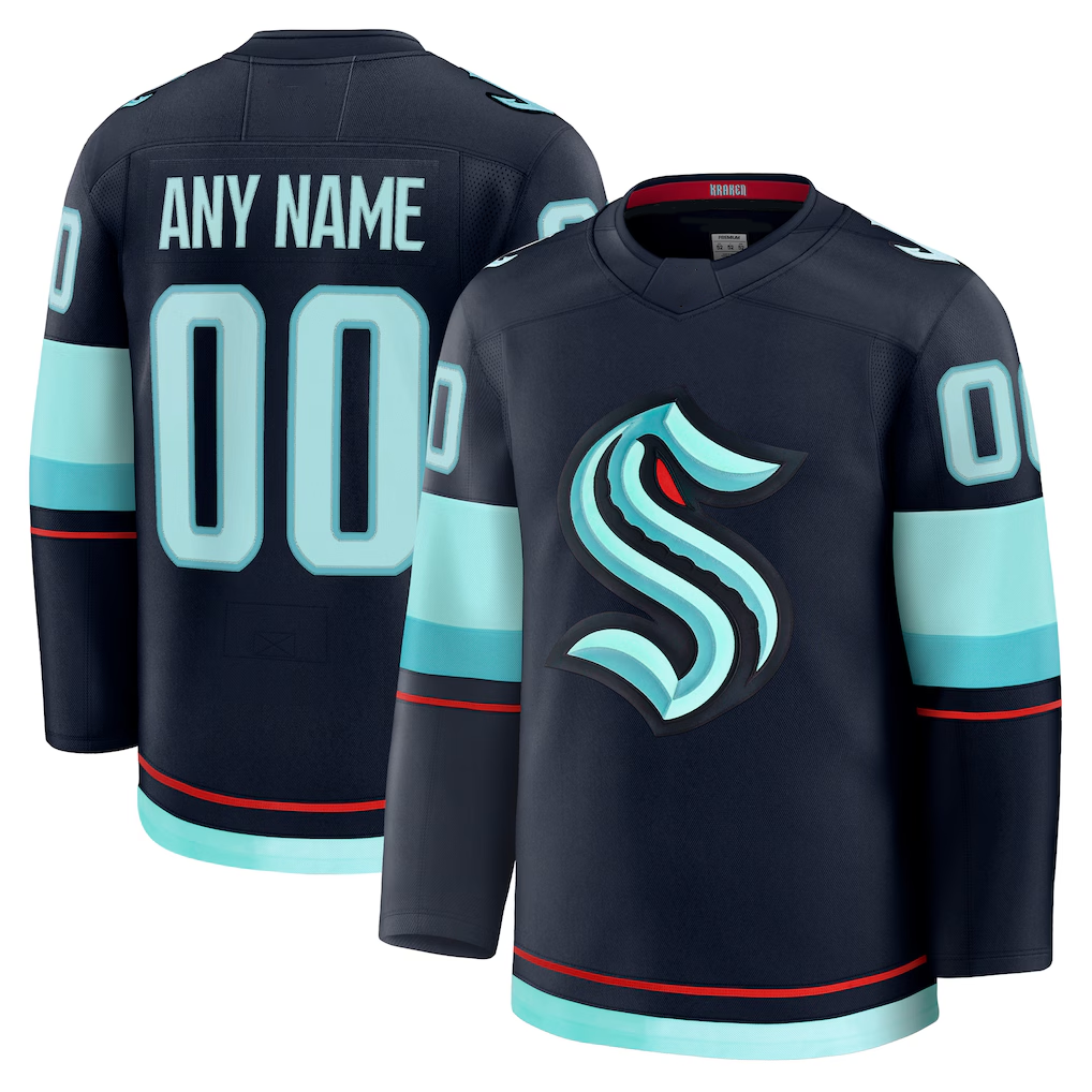STECN Custom S.Kraken Deep Sea Blue Home Premium Jerseys