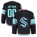 STECN Custom S.Kraken Navy Home Authentic Pro Jerseys