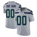 STECN Custom S.Seahawks Gray Limited Vapor Untouchable Home Game Any Name & Numbers Stitched Jerseys