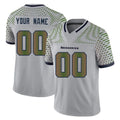STECN Custom S.Seahawks Grey Limited 2025 Rivalries Collection Home Game Any Name & Numbers Stitched Jerseys
