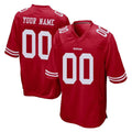 STECN Custom SF.49ers Red Home Game Any Name & Numbers Stitched Jerseys
