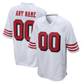 STECN Custom SF.49ers White Limited Home Game Any Name & Numbers Stitched Jerseys