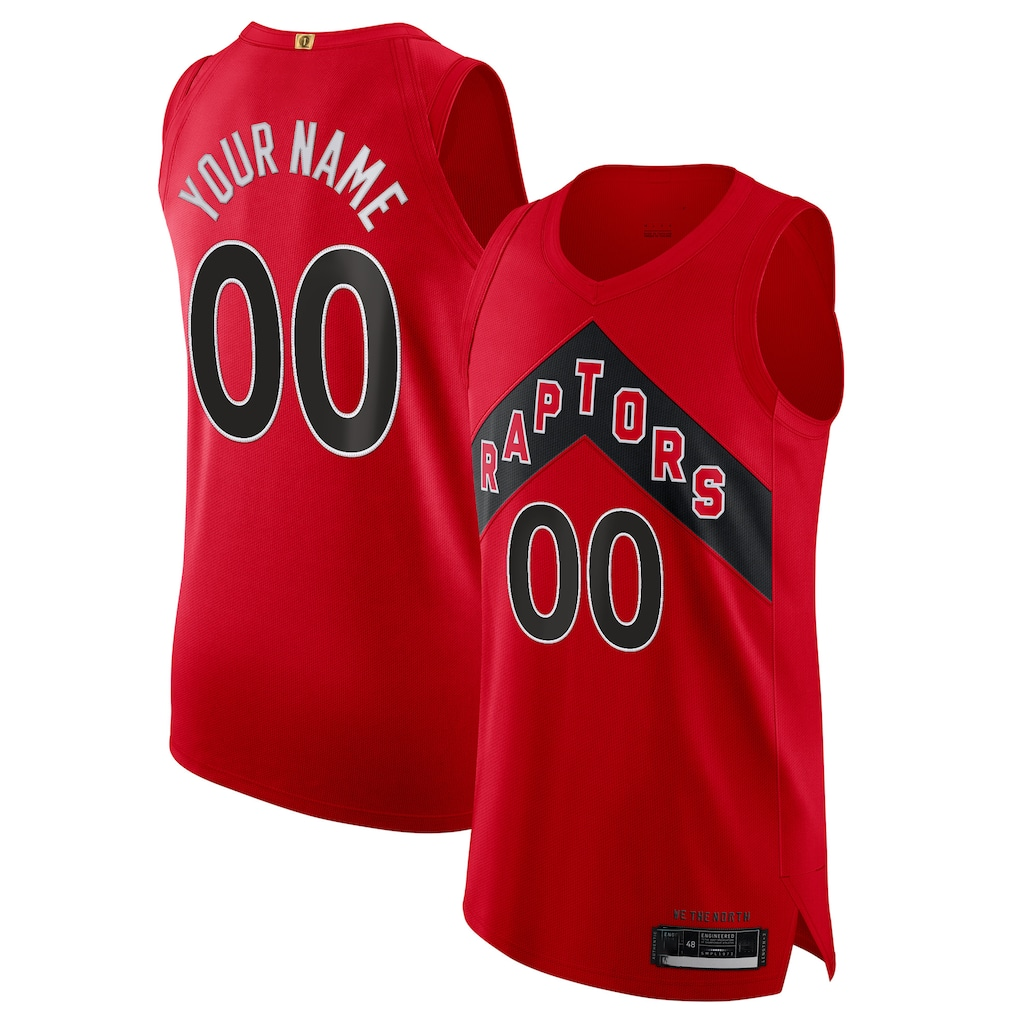 STECN Custom T.Raptors Red 2020-21 Authentic Jerseys - Icon Edition