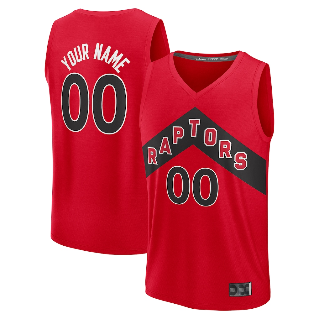 STECN Custom T.Raptors Red Fast Break Jerseys - Icon Edition