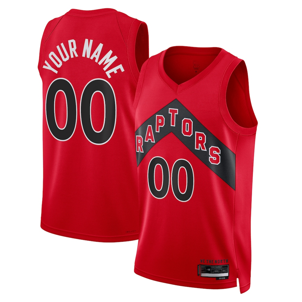 STECN Custom T.Raptors Red Swingman Jerseys - Icon Edition