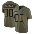 STECN Custom T.Titans Olive Limited 2025 Salute to Service Home Game Any Name & Numbers Stitched Jerseys