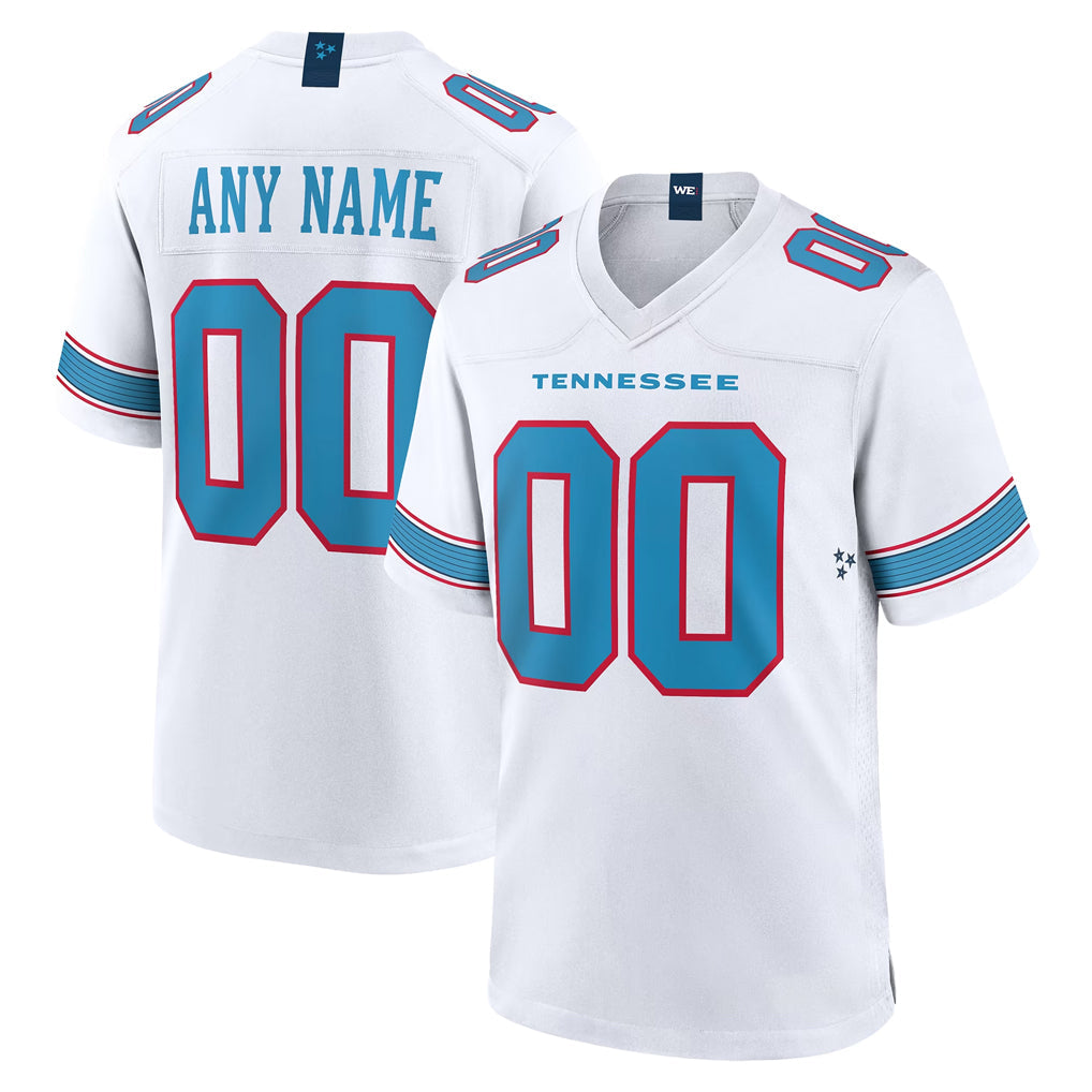 STECN Custom T.Titans White 2026 Game Home Any Name & Numbers Stitched Jerseys
